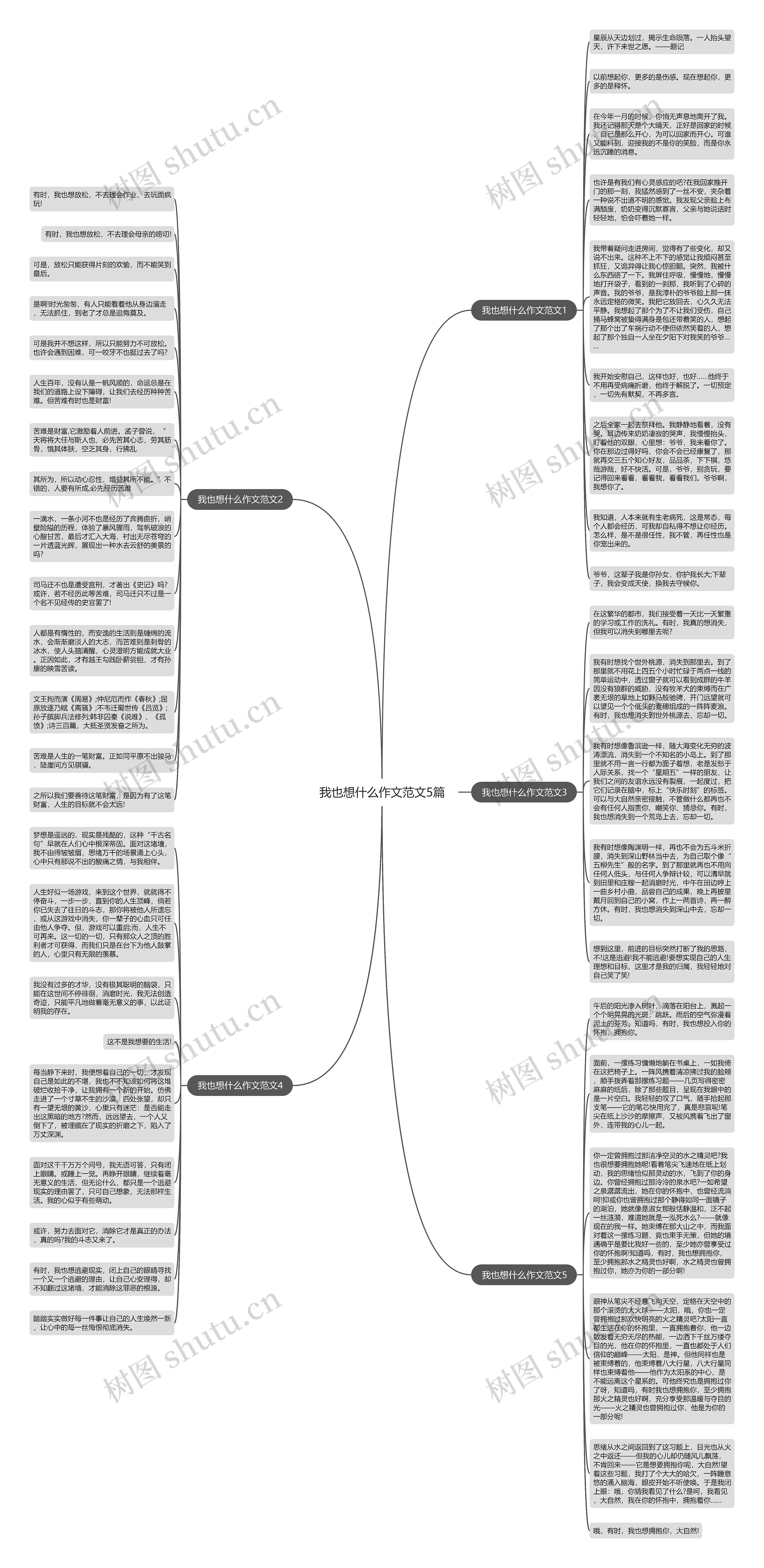 我也想什么作文范文5篇思维导图