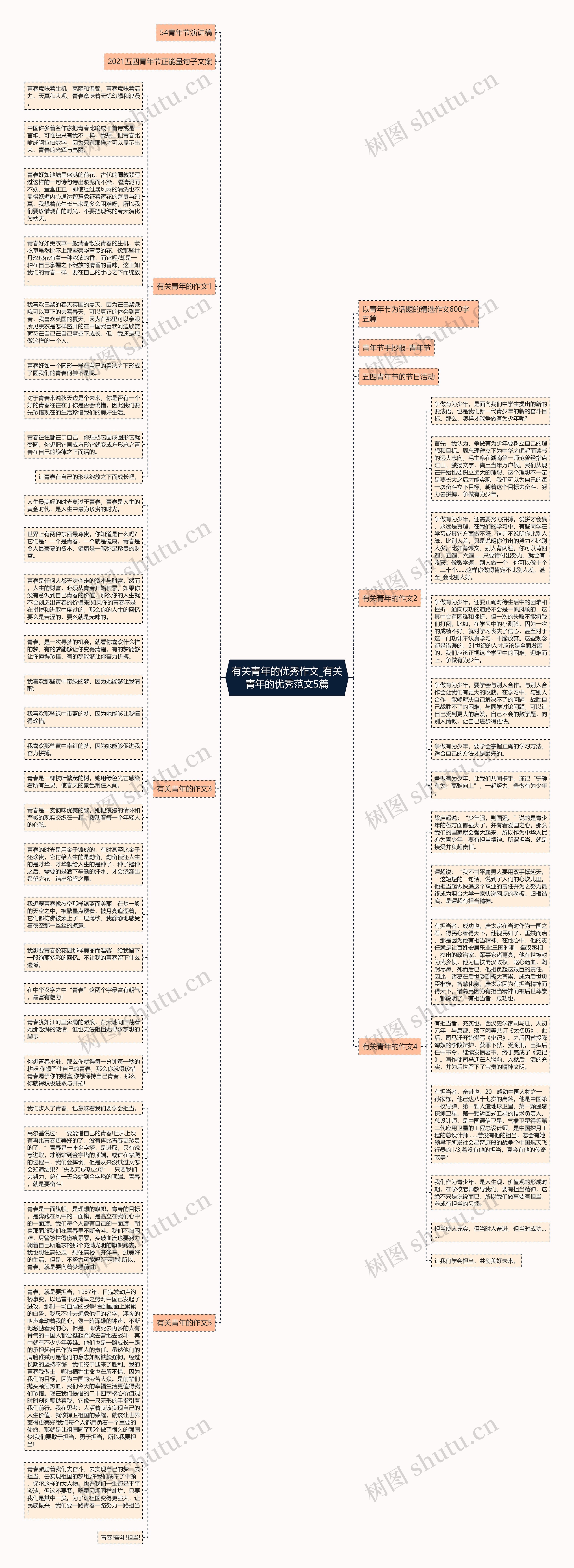 有关青年的优秀作文_有关青年的优秀范文5篇思维导图