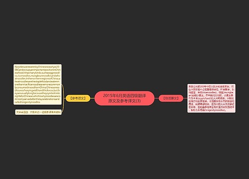 2015年6月英语四级翻译原文及参考译文(3)