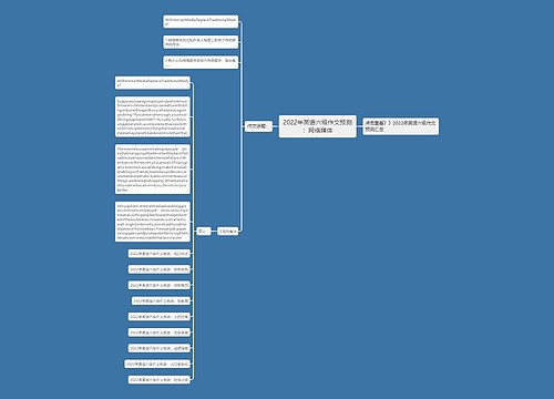 2022年英语六级作文预测：网络媒体