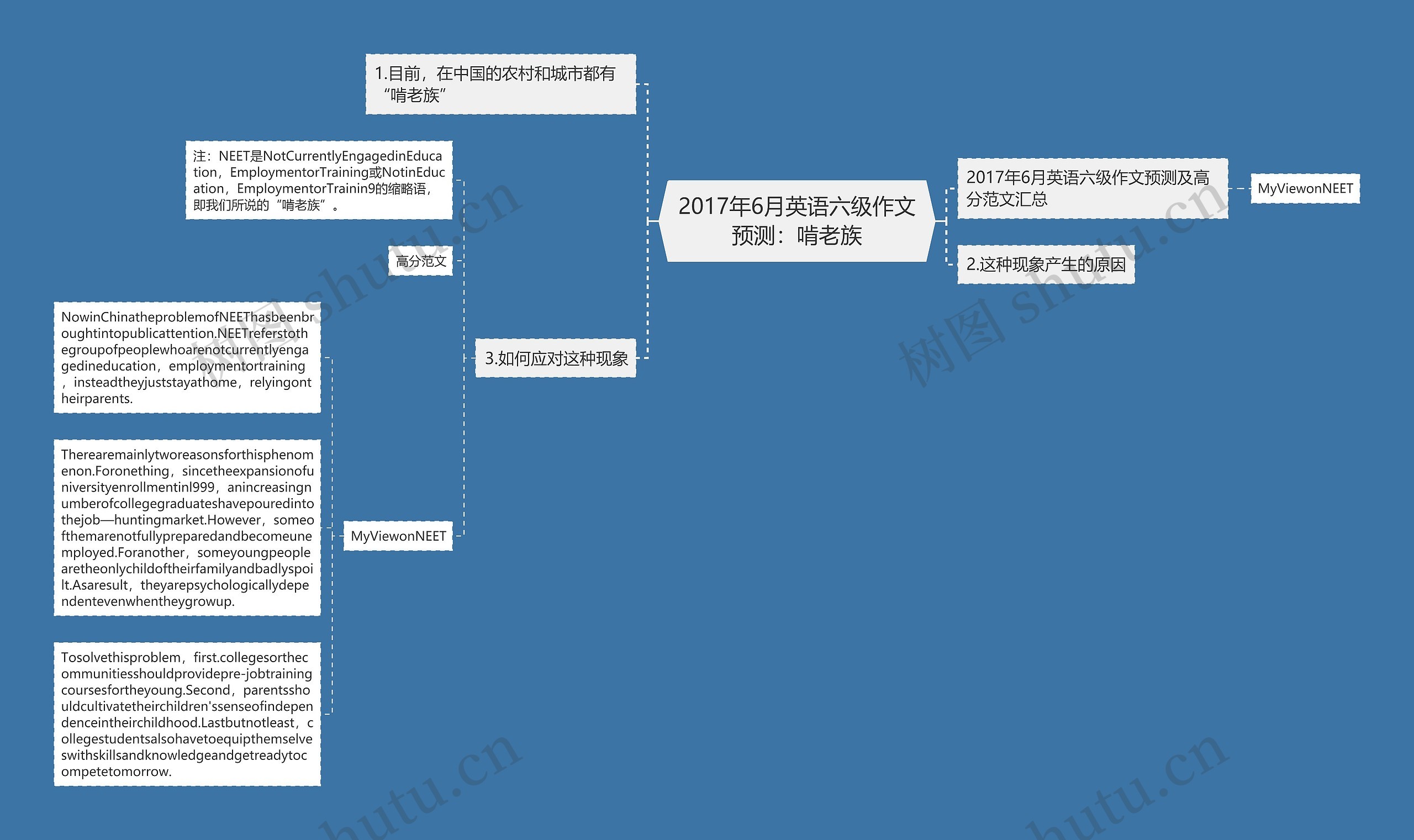 2017年6月英语六级作文预测：啃老族