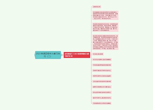 2021英语四级听力复习技巧（二）