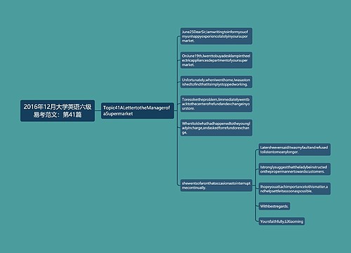 2016年12月大学英语六级易考范文：第41篇