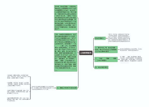 土地管理报告