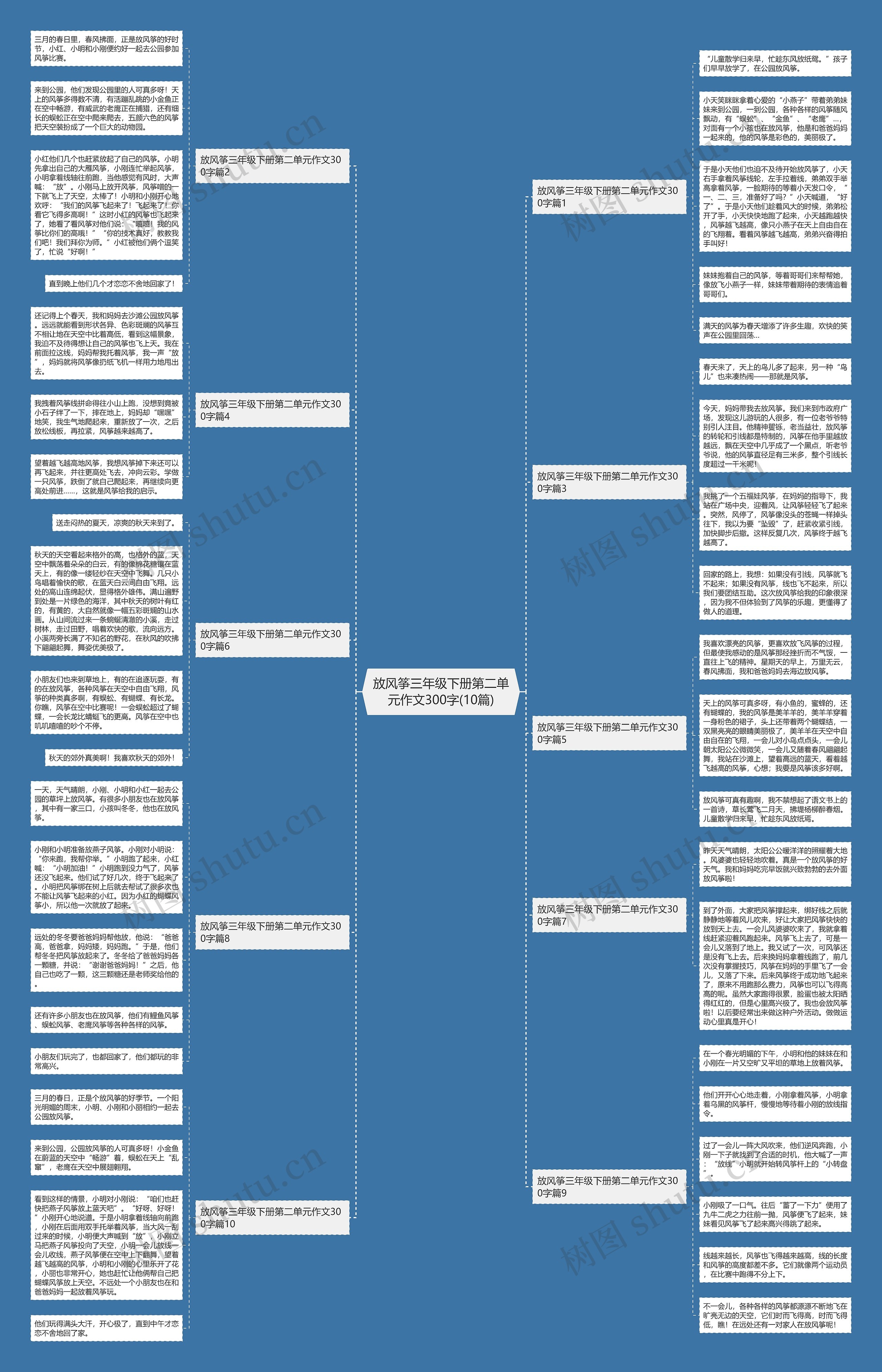 放风筝三年级下册第二单元作文300字(10篇) 放风筝三年级下册第二单元作文300字(10篇)