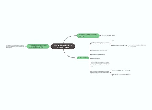 2017年12月英语六级作文句式模板：表稳定