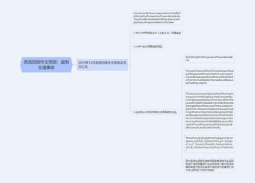 英语四级作文预测：遏制交通事故