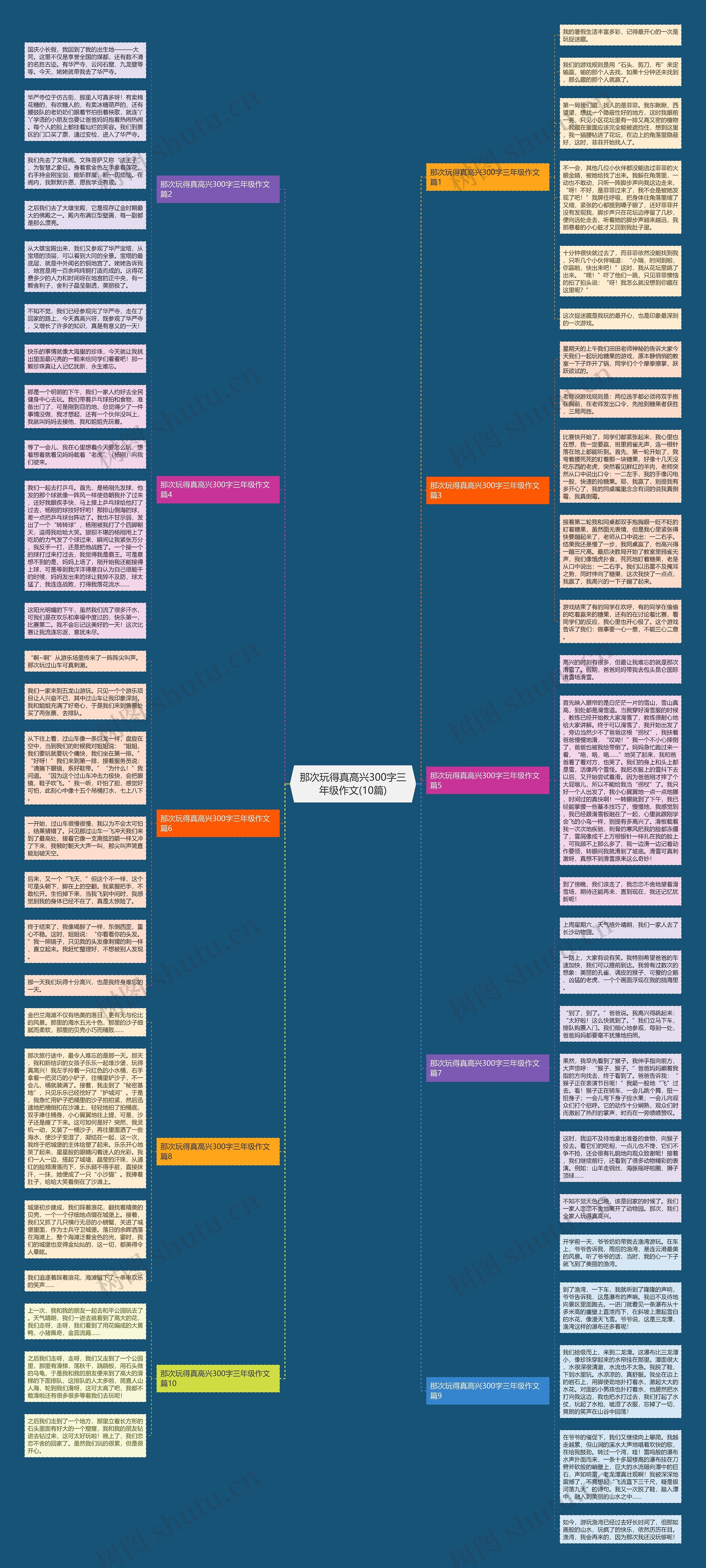 那次玩得真高兴300字三年级作文(10篇)