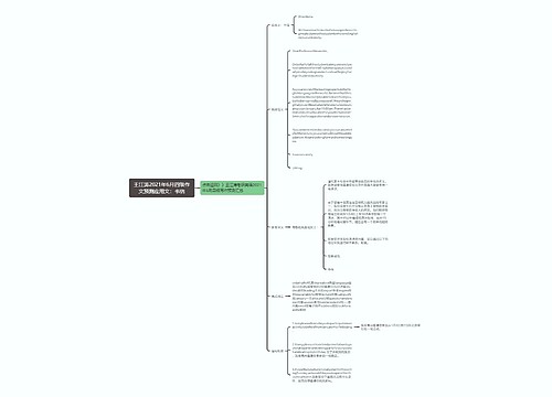 王江涛2021年6月四级作文预测应用文：书信