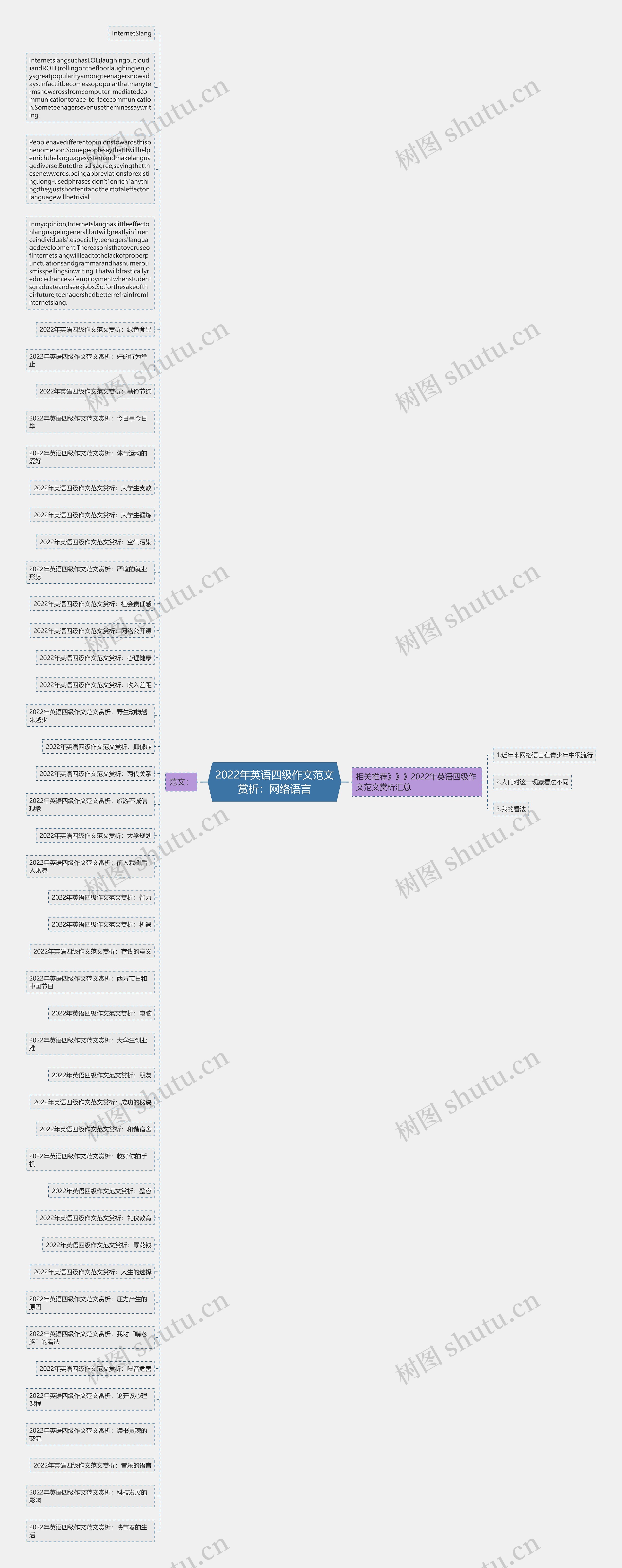 2022年英语四级作文范文赏析：网络语言