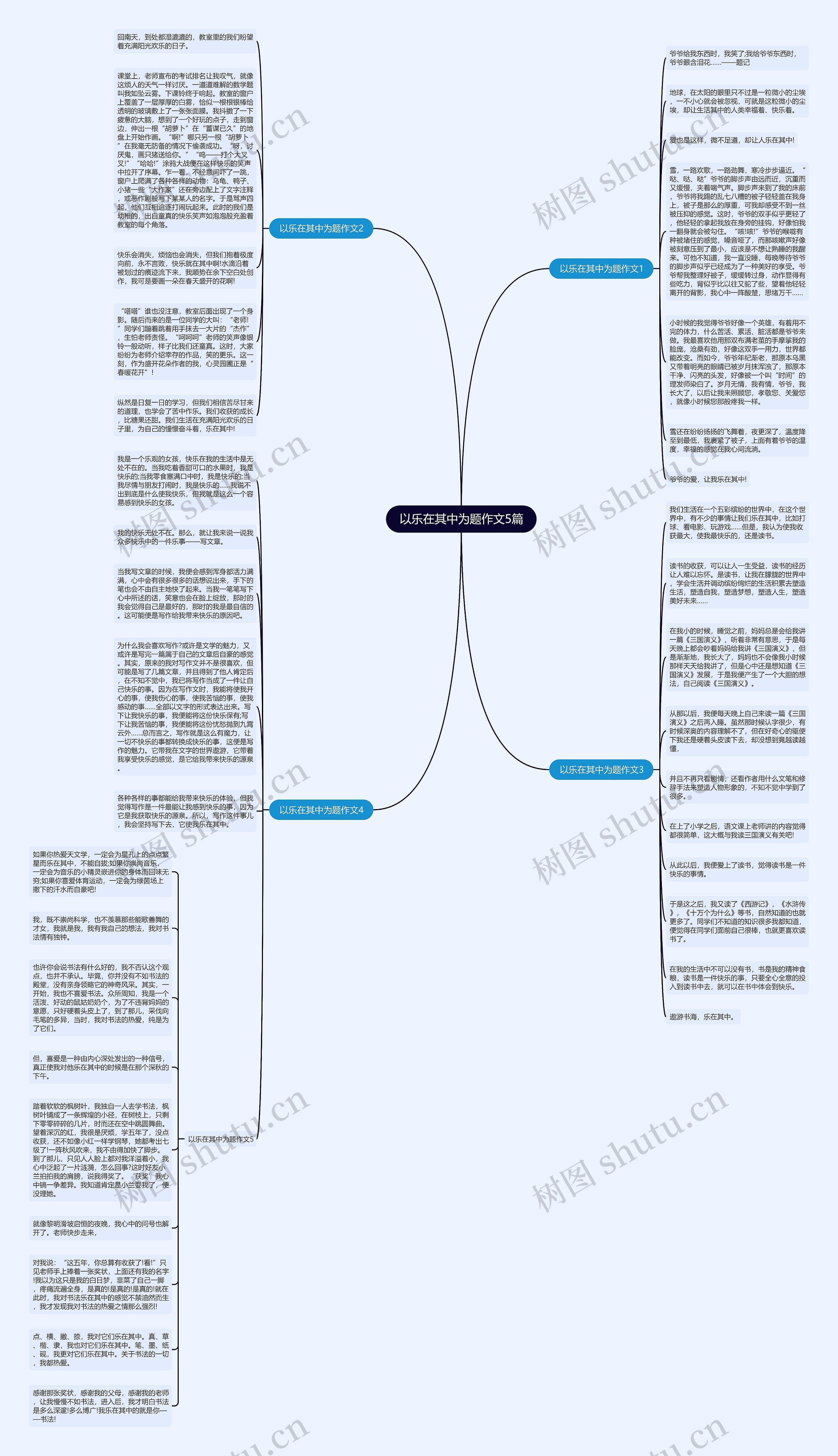 以乐在其中为题作文5篇思维导图