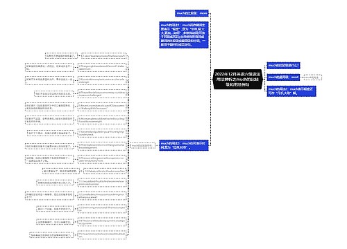 2022年12月英语六级语法用法辨析之much的比较级和用法例句