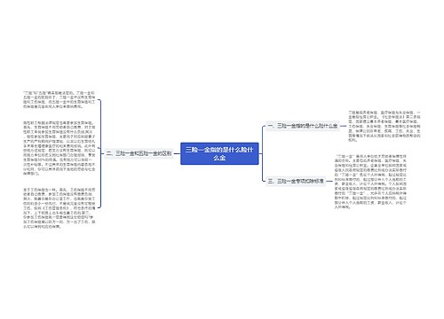 三险一金指的是什么险什么金