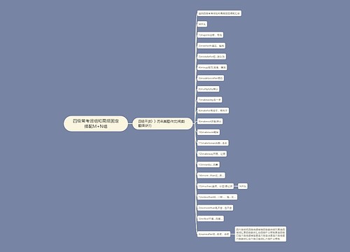 四级常考词组和高频固定搭配M+N组