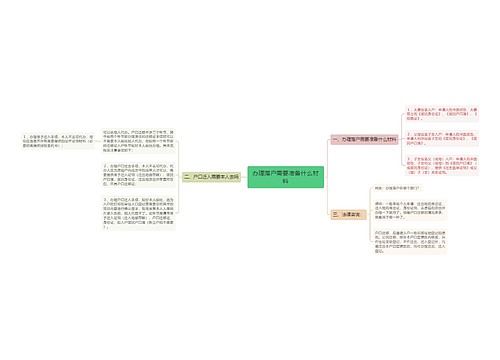 办理落户需要准备什么材料