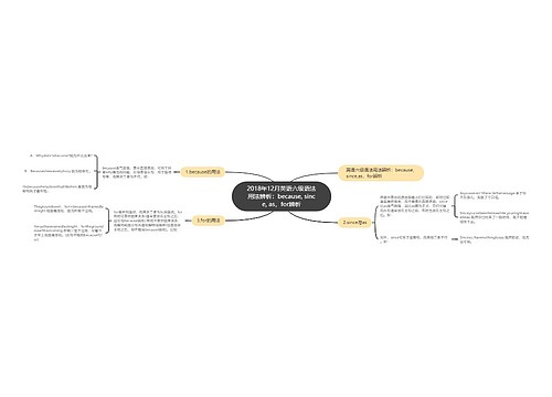 2018年12月英语六级语法用法辨析：because, since, as，for辨析
