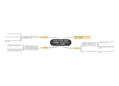2018年12月英语六级语法用法辨析:because, since, as,for辨析 2018年12月英语六级语法用法辨析:because, since, as,for辨析