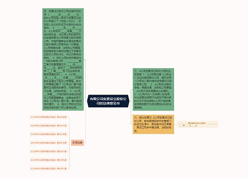 有限公司变更设立股份公司的法律意见书