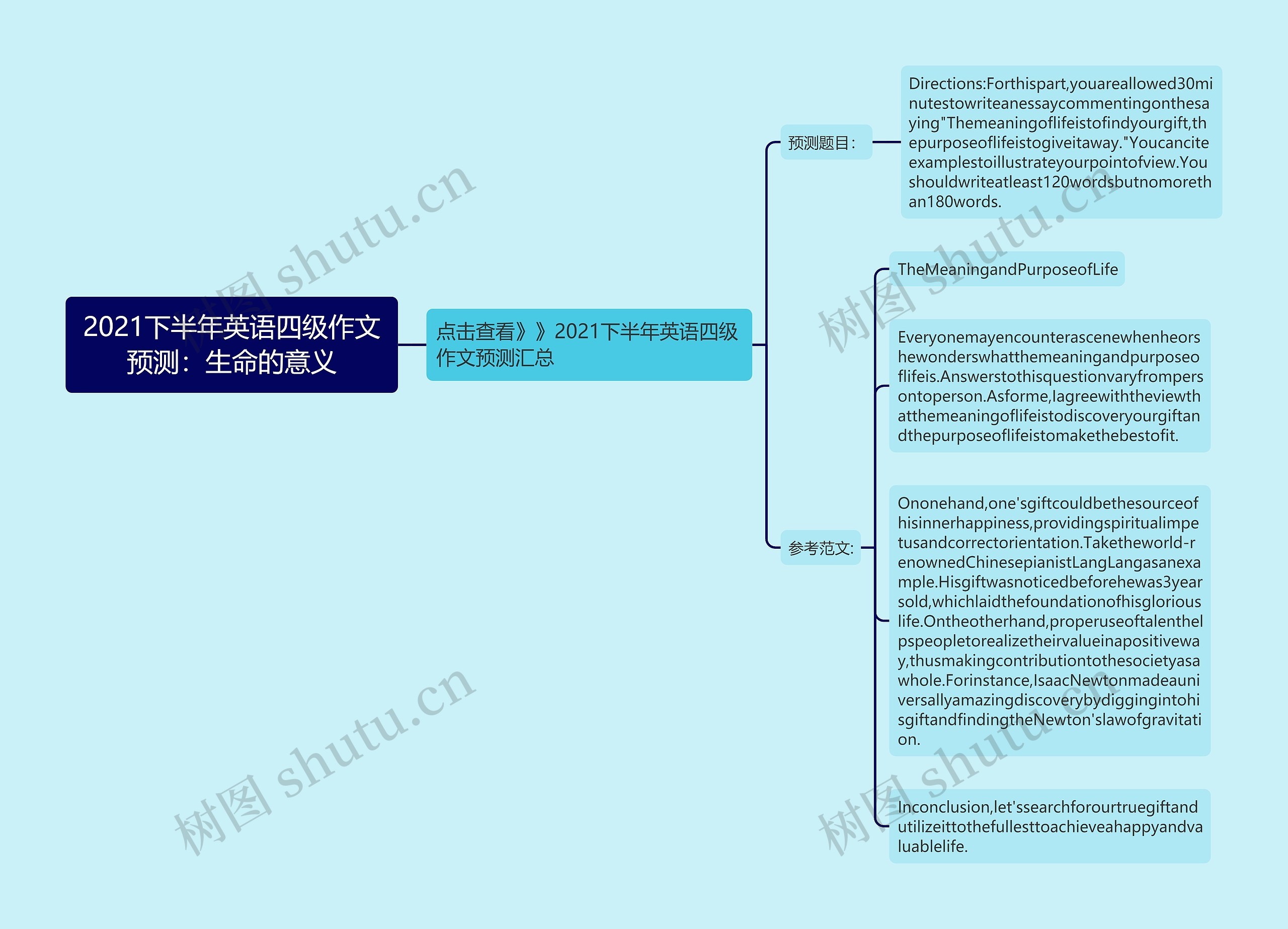 2021下半年英语四级作文预测：生命的意义