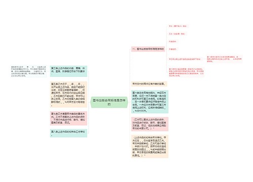 图书出版合同标准是怎样的