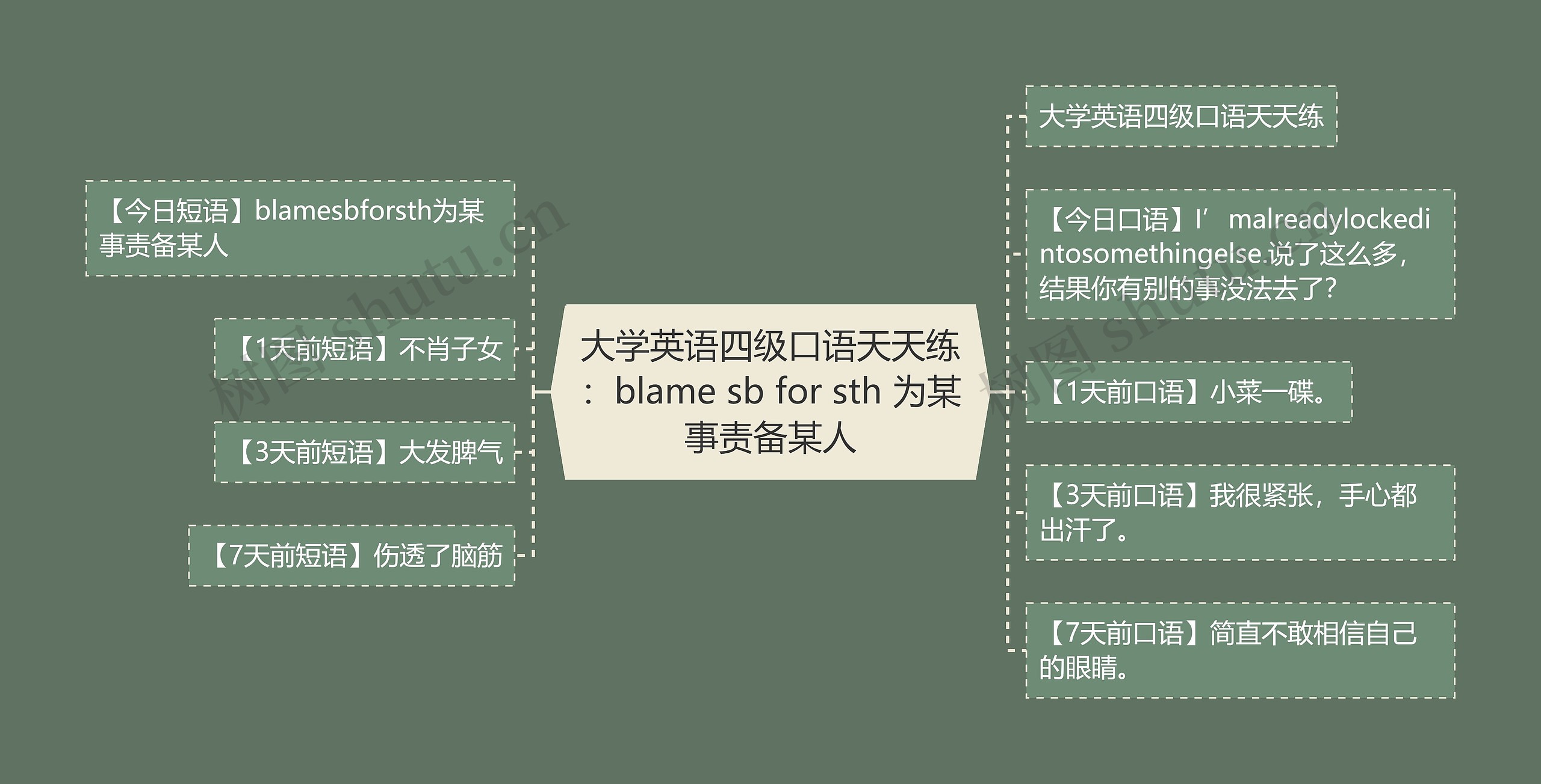 大学英语四级口语天天练:blame sb for sth 为某事责备某人 大学英语四级口语天天练:blame sb for sth 为某事责备某人