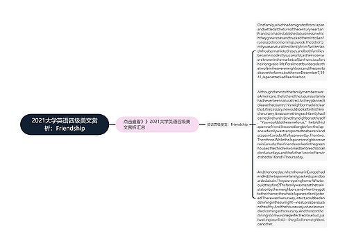 2021大学英语四级美文赏析：Friendship