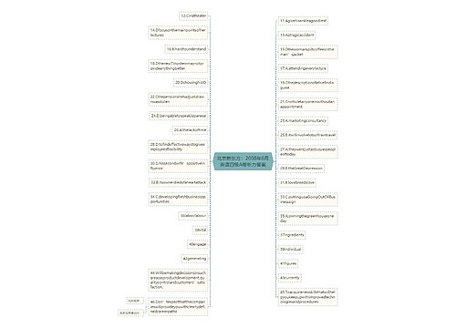 北京新东方：2008年6月英语四级A卷听力答案