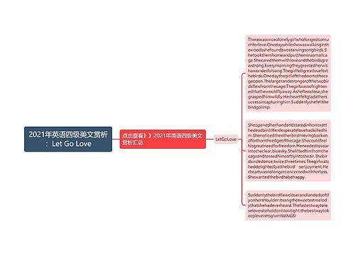 2021年英语四级美文赏析：Let Go Love