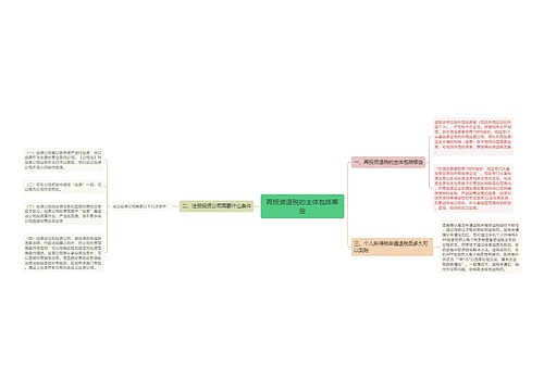 再投资退税的主体包括哪些