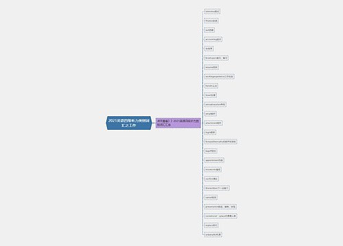 2021英语四级听力类别词汇之工作