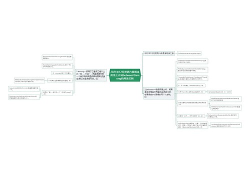 2021年12月英语六级语法用法之介词between与among的用法区别