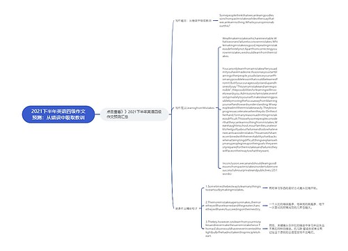2021下半年英语四级作文预测：从错误中吸取教训