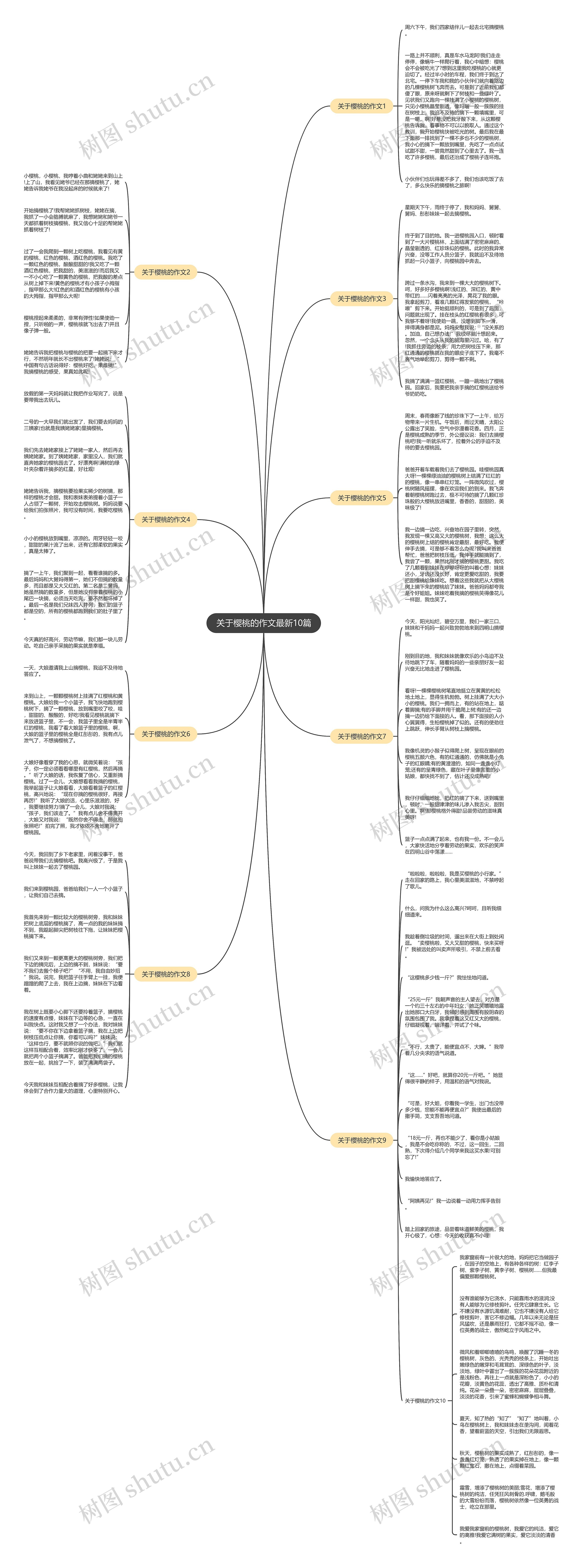 关于樱桃的作文最新10篇