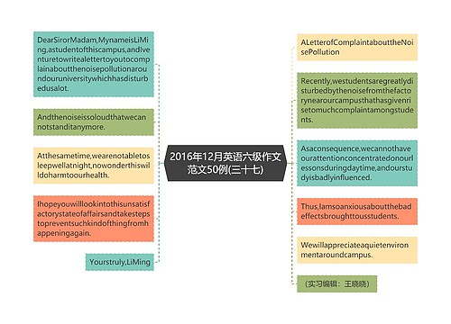 2016年12月英语六级作文范文50例(三十七)