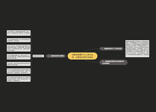 检察院是属于什么单位性质，检察院的职权有哪些