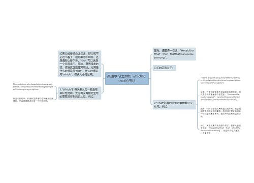 英语学习之辨析 which和 that的用法