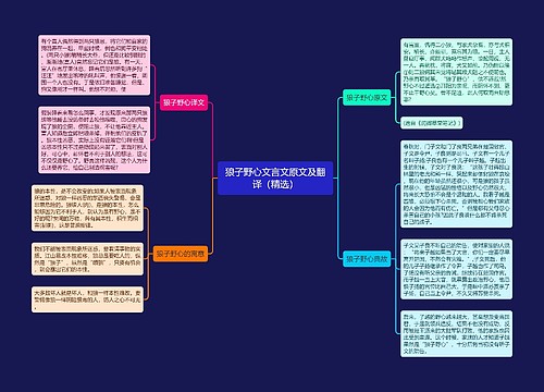 狼子野心文言文原文及翻译（精选）