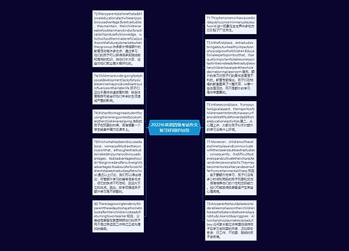 2022年英语四级考试作文复习好词好句(8)