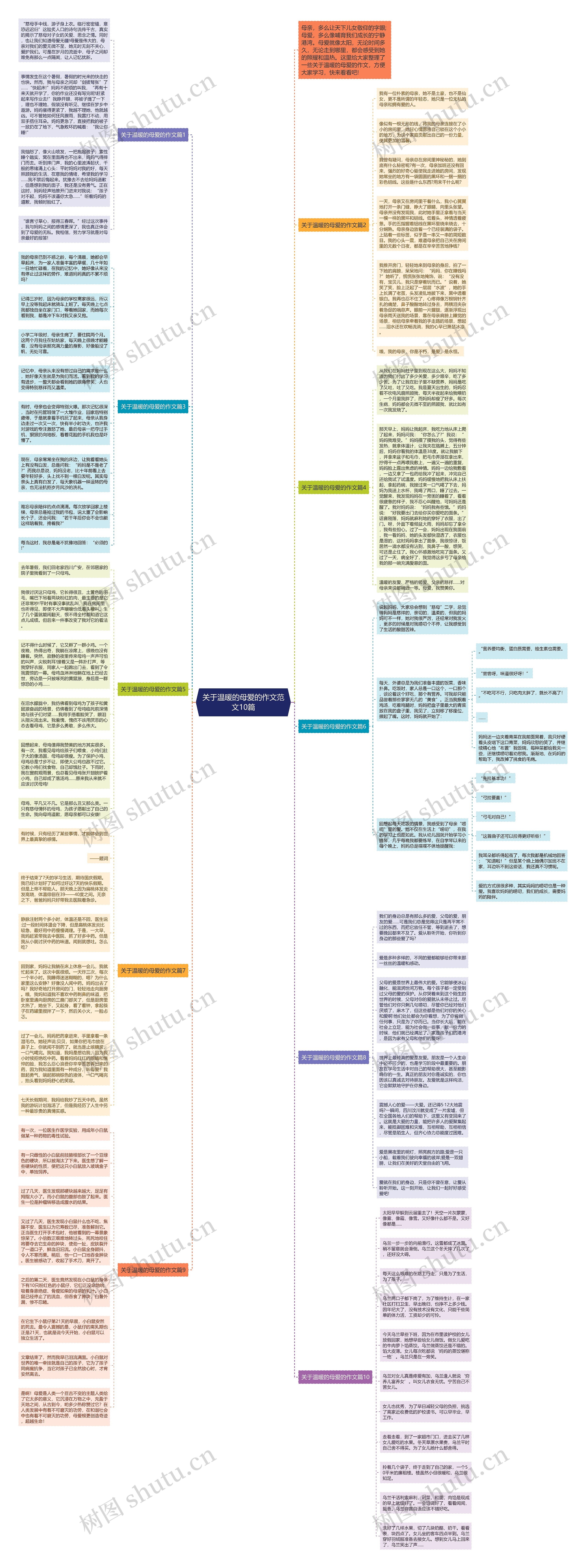 关于温暖的母爱的作文范文10篇