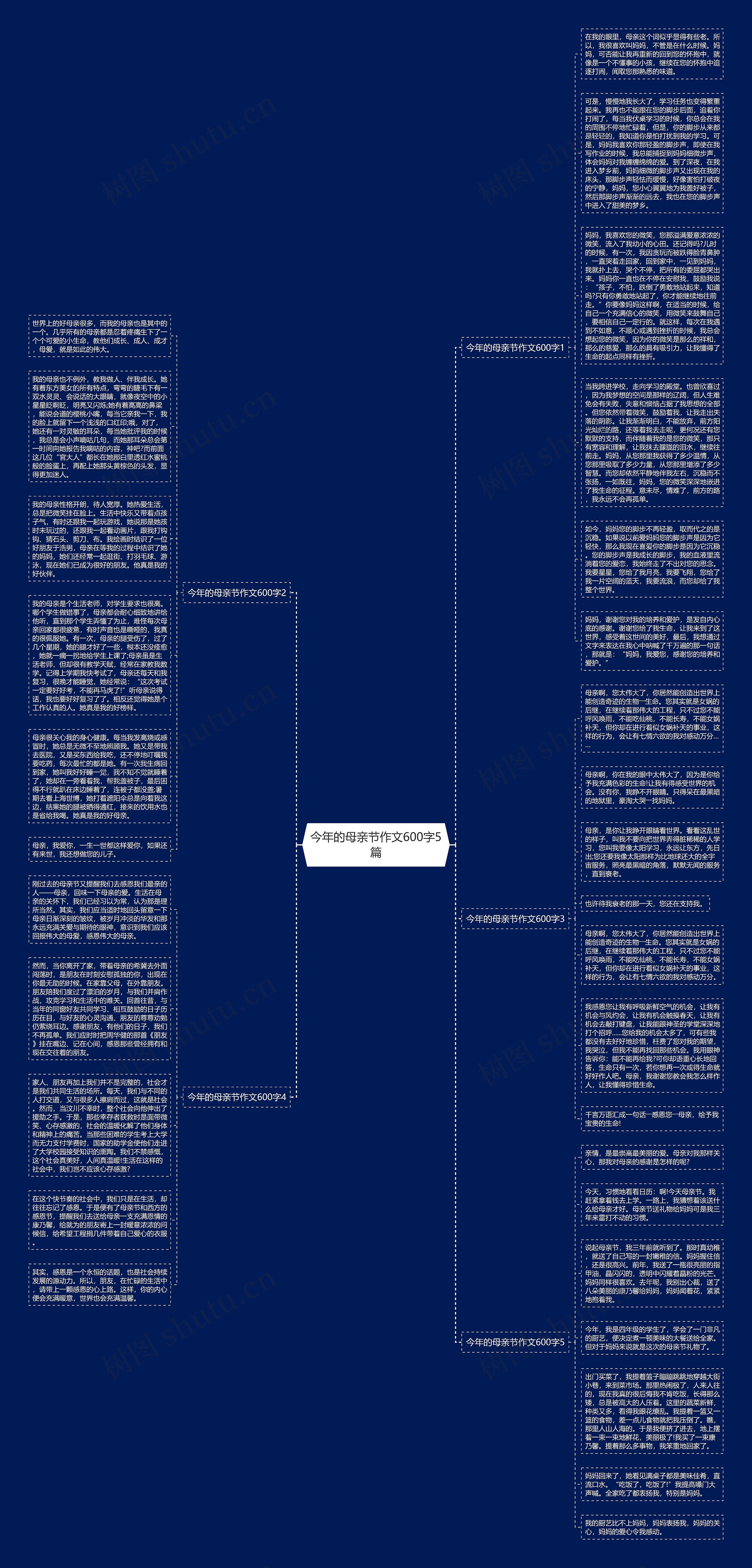 今年的母亲节作文600字5篇