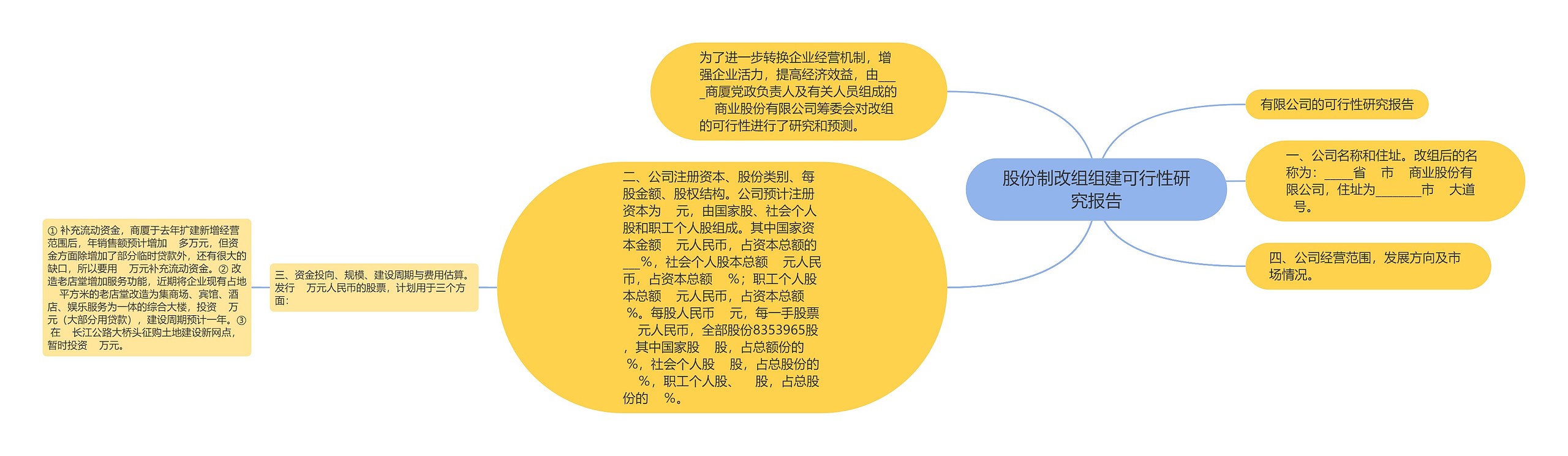 股份制改组组建可行性研究报告