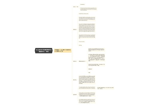 王江涛2021英语四级作文情景作文：书信