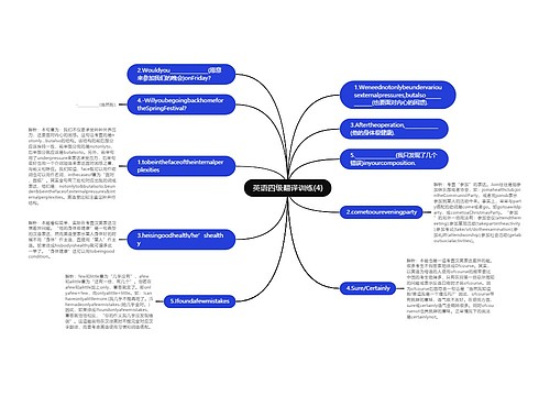 英语四级翻译训练(4)