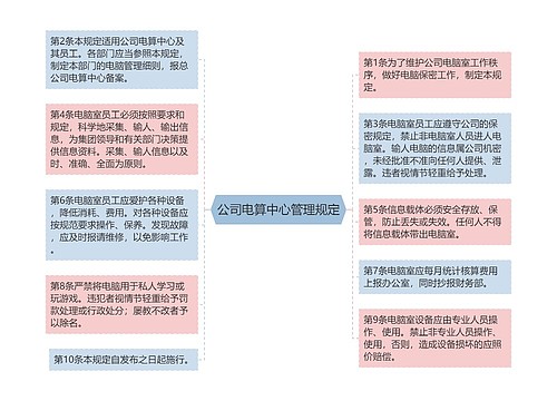 公司电算中心管理规定