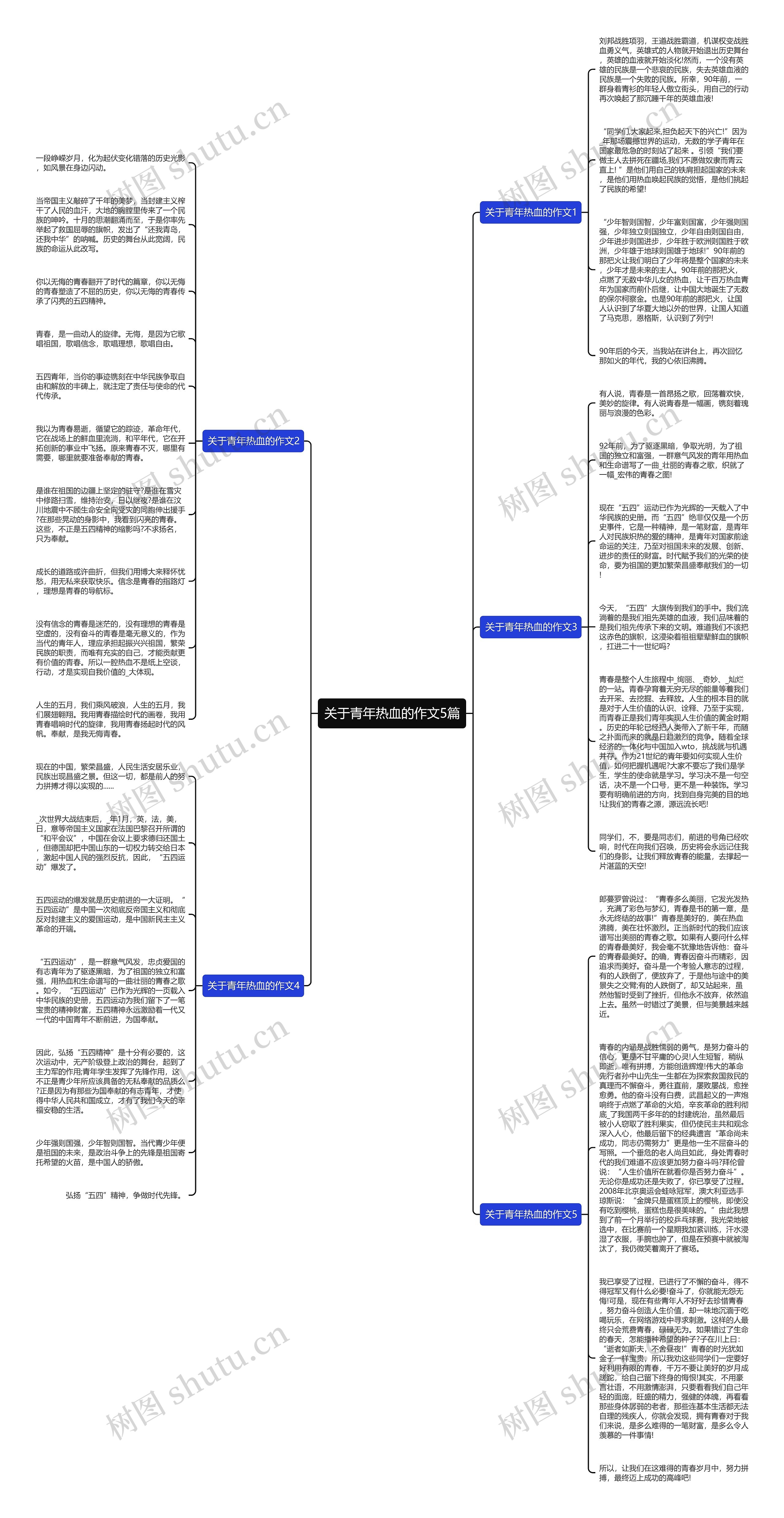 关于青年热血的作文5篇