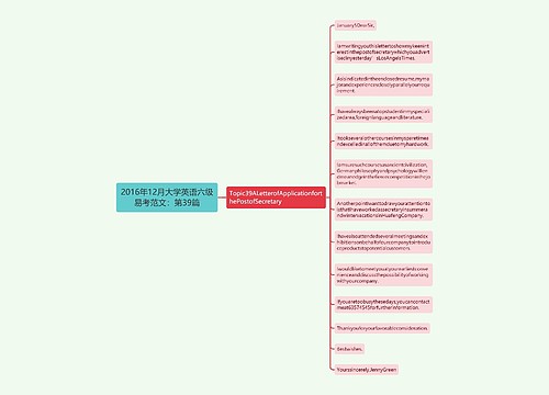 2016年12月大学英语六级易考范文：第39篇