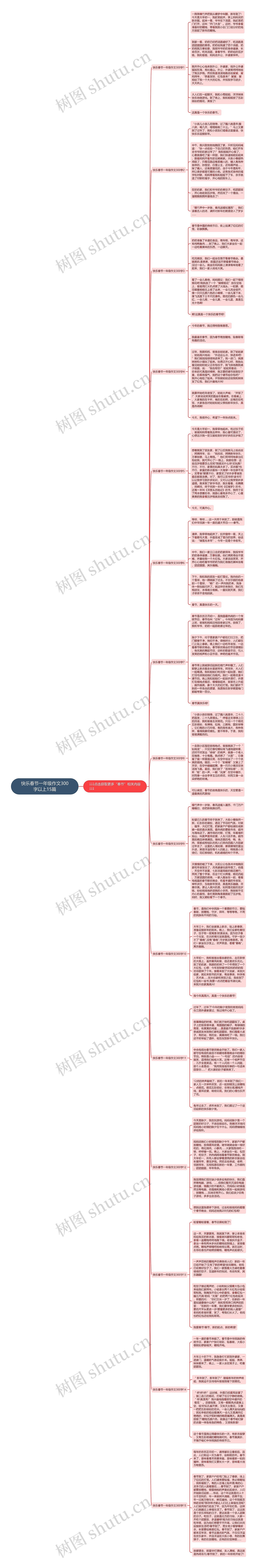 快乐春节一年级作文300字以上15篇