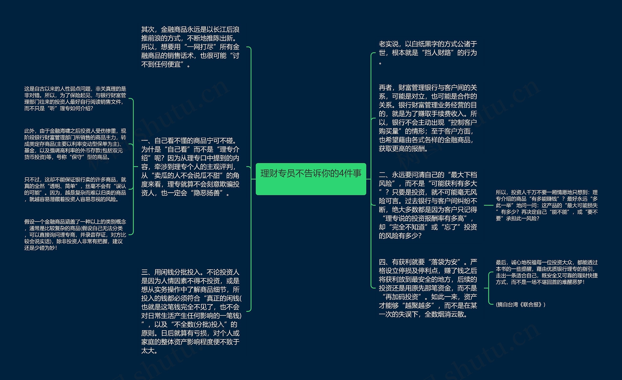 理财专员不告诉你的4件事 