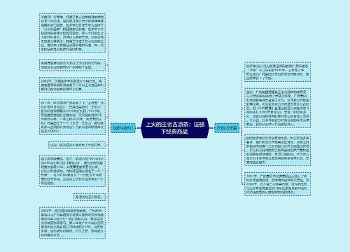 上火的王老吉凉茶：法槌下经典商战 