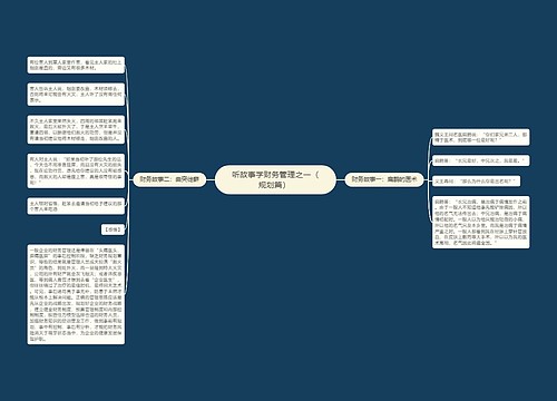 听故事学财务管理之一（规划篇） 